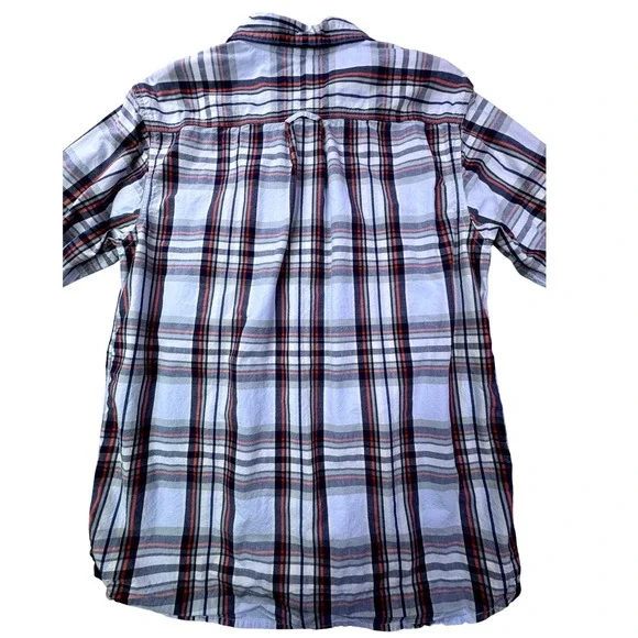 The North Face Mens Plaid Button Down Shirt Long Sleeve Casual Top size Medium - Picture 8 of 9